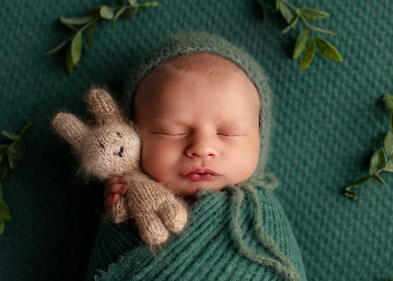 easter baby newborn photo in St.Petersburg, FL | oohlalaartphotography